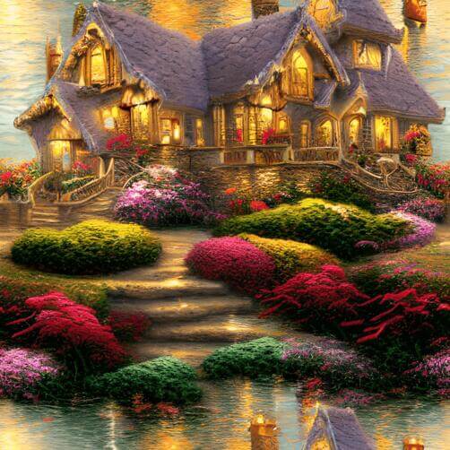 Beautiful House on a Lake Beautiful House on a Lake thumbnail