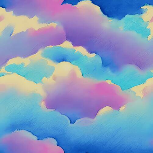 Vibrant Cloud Painting in Various Shades Vibrant Cloud Painting in Various Shades thumbnail