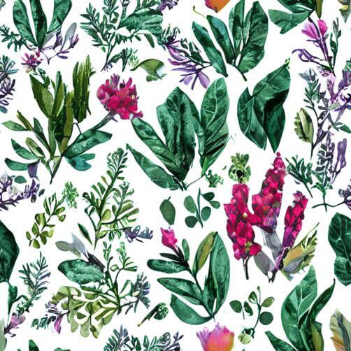 Green, Purple, and Pink Plants Seamless Pattern Green, Purple, and Pink Plants Seamless Pattern thumbnail