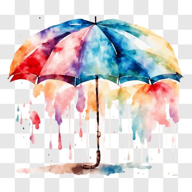 Download Vibrant Umbrella with Water Droplets - Seasonal Photography ...