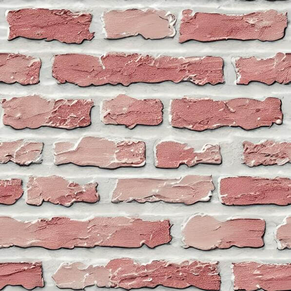 Télécharger Texture de mur en briques peintes en rose et blanc Motifs ...