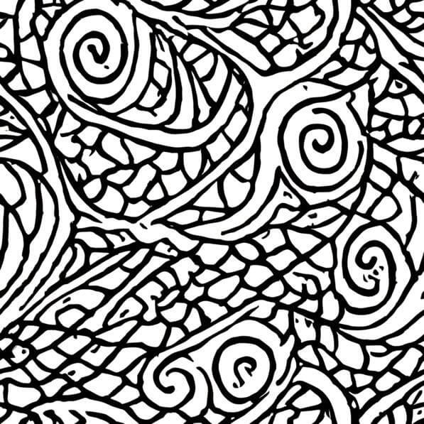 Download Black and White Seamless Fish Swirl Pattern Patterns Online ...