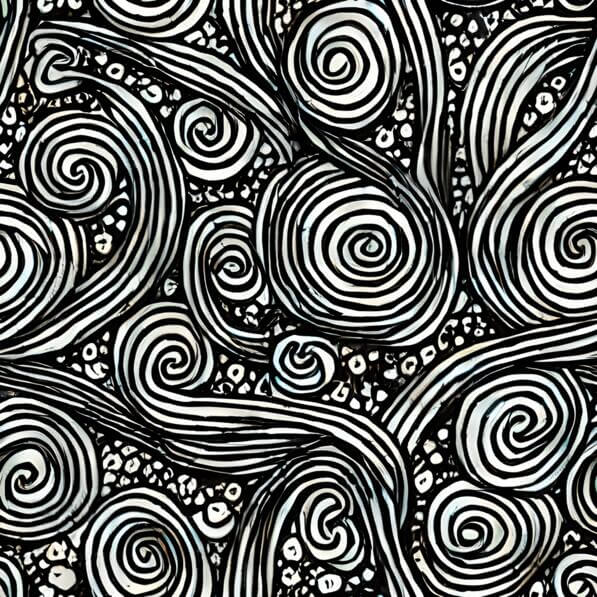 Download Black and White Abstract Swirls Drawing Patterns Online ...