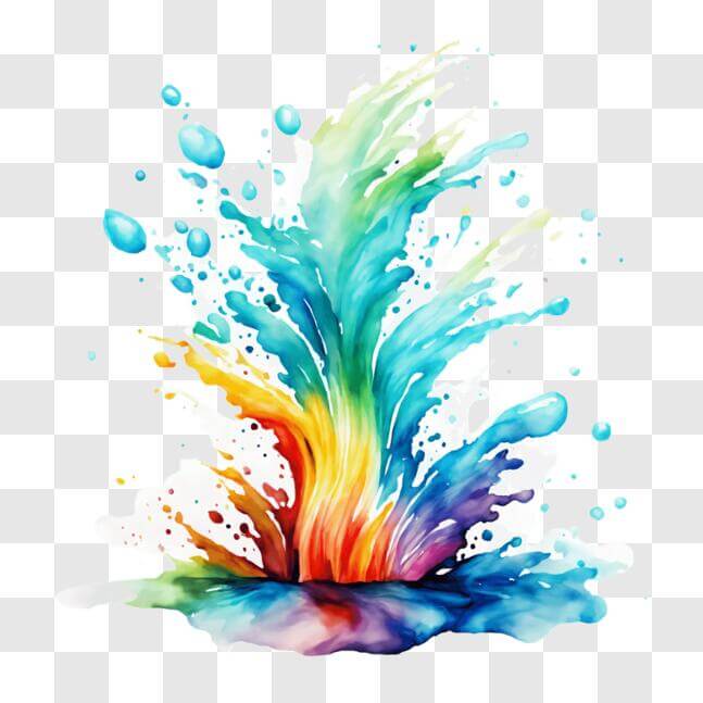 Download Abstract Splash of Color PNGs Online - Creative Fabrica