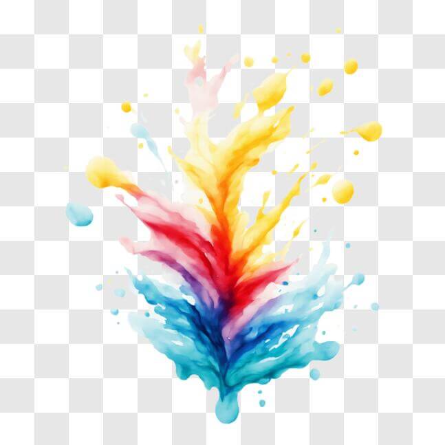 Download Color Splash Artistic Background PNG Online - Creative Fabrica