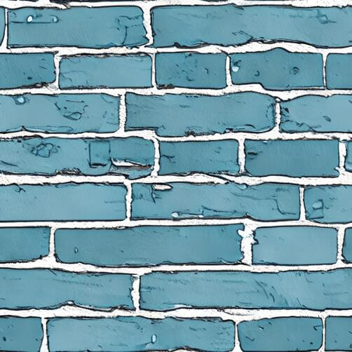Blue Brick Wall with White Paint Blue Brick Wall with White Paint thumbnail