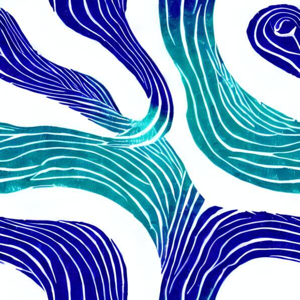 Download Abstract Blue and White Design with Swirling Lines Patterns ...