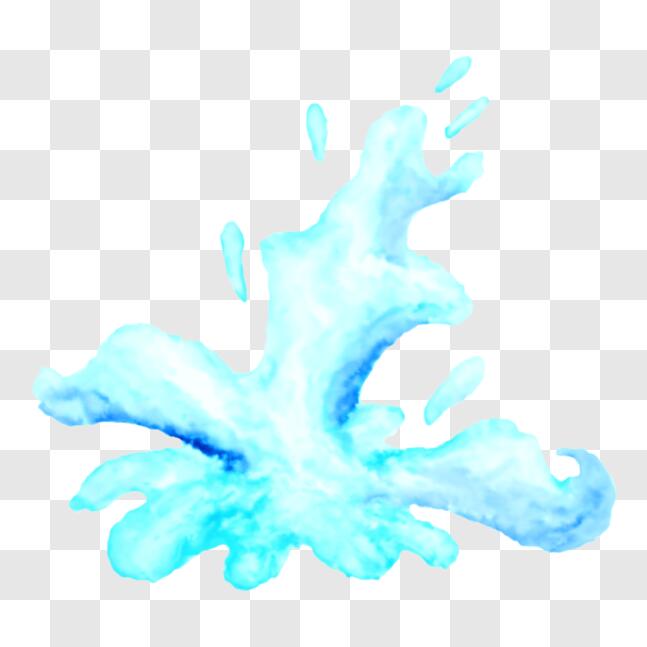 Download Blue Water Splash PNGs Online - Creative Fabrica