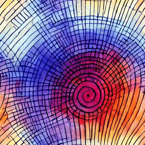 Pintura Abstrata Colorida com uma Espiral Pintura Abstrata Colorida com uma Espiral thumbnail