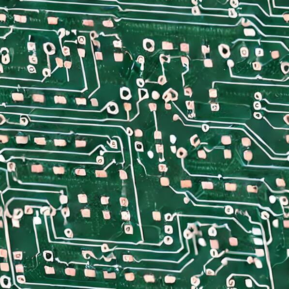 Download Green Printed Circuit Board with Wires and Components Patterns ...