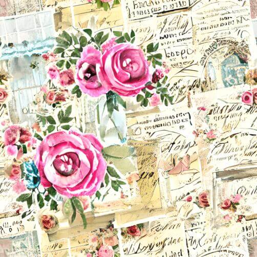 Collage of Pink Roses with Words and Phrases Collage of Pink Roses with Words and Phrases thumbnail