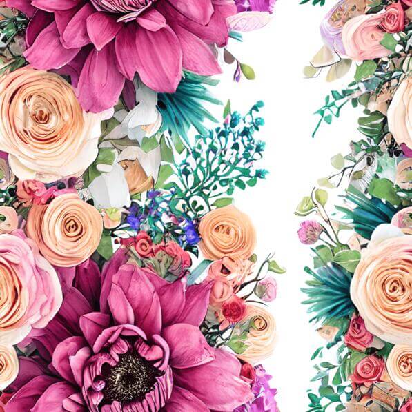 Download Beautiful Seamless Floral Arrangement Patterns Online