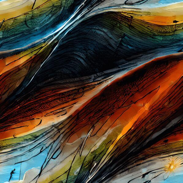Download Colorful Abstract Painting on Canvas Patterns Online ...