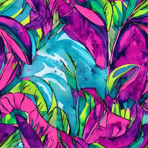 Colorful Tropical Leaves Painting by Lilly Pulitzer Colorful Tropical Leaves Painting by Lilly Pulitzer thumbnail
