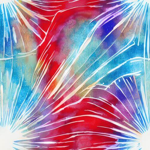 Padrão Abstrato Vermelho, Azul e Branco na Parede Padrão Abstrato Vermelho, Azul e Branco na Parede thumbnail