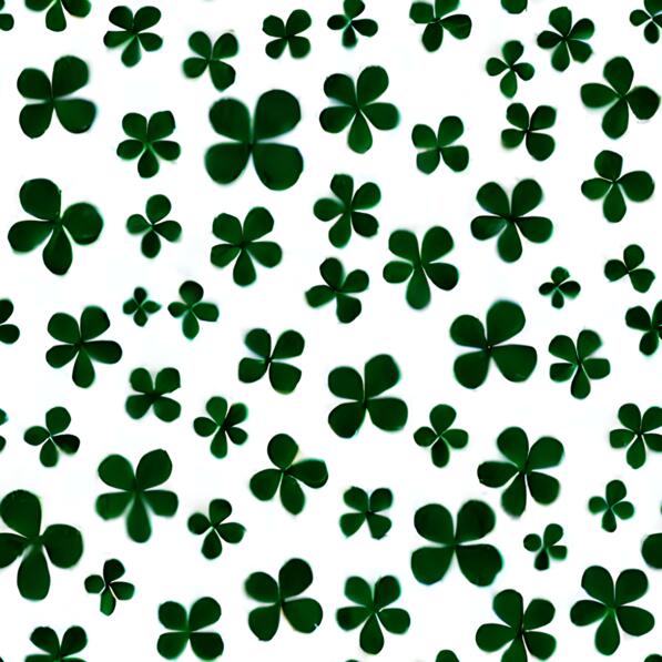 Download Green Clover Leaves Seamless Pattern for St. Patrick's Day ...