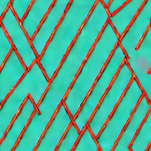 Padrão de Telhas Verde e Vermelho com Linhas Abstratas Padrão de Telhas Verde e Vermelho com Linhas Abstratas thumbnail