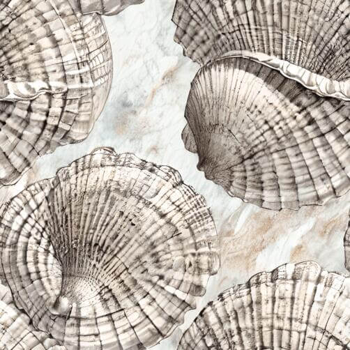 Seashell Pattern Seamless Background Seashell Pattern Seamless Background thumbnail
