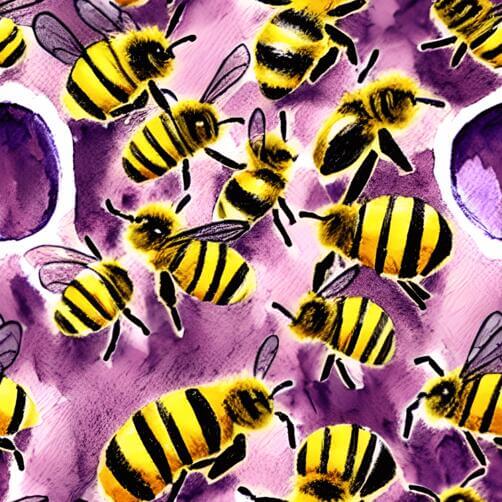 Colorful Group of Bees in Nature Colorful Group of Bees in Nature thumbnail