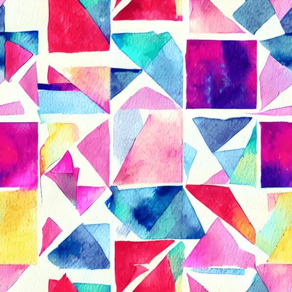 Download Colorful Abstract Pattern of Squares and Triangles Patterns ...