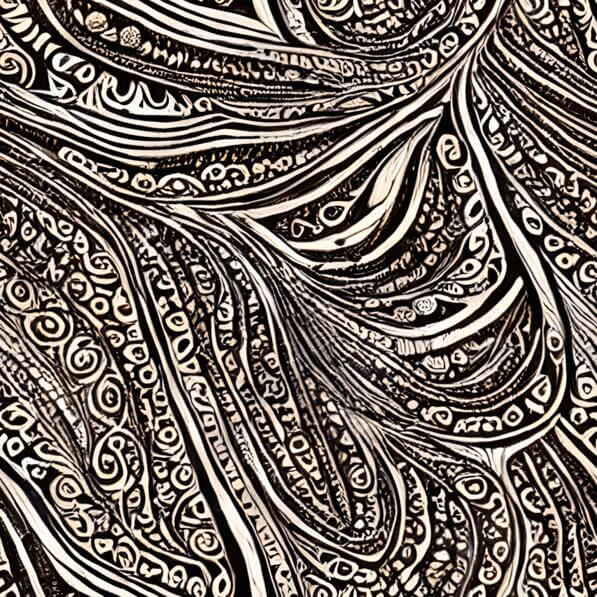 Download Black and White Abstract Swirl Pattern Illustration Patterns ...