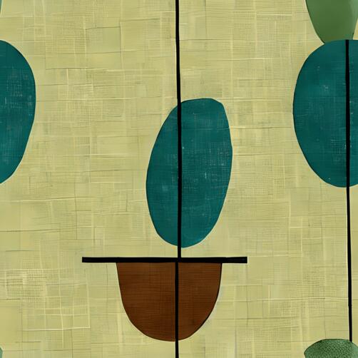 Pintura Abstrata Colorida com Plantas e Folhas Flutuantes Pintura Abstrata Colorida com Plantas e Folhas Flutuantes thumbnail