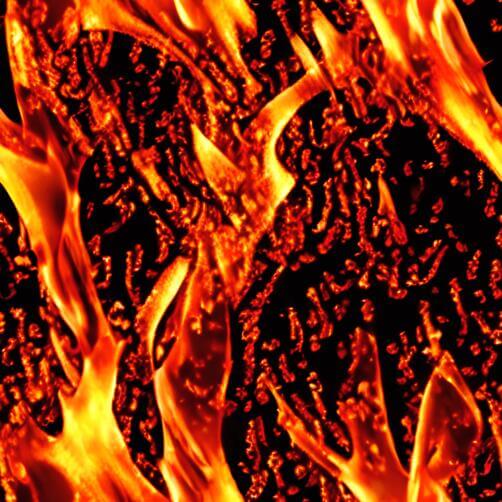 Flames on Black Background Flames on Black Background thumbnail
