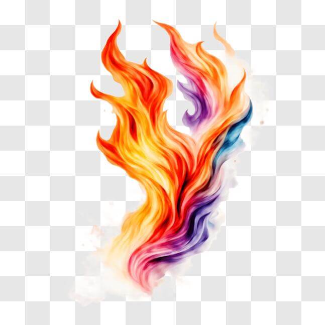 Download Abstract Fire Artwork Representing Energy and Creativity PNG ...