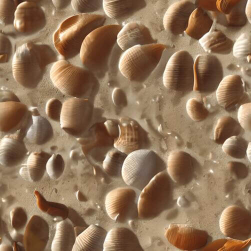 Colorful Seashells on a Sandy Beach Colorful Seashells on a Sandy Beach thumbnail