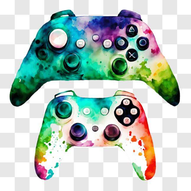 Download Colorful Xbox Controllers - Personalize Your Gaming Experience ...