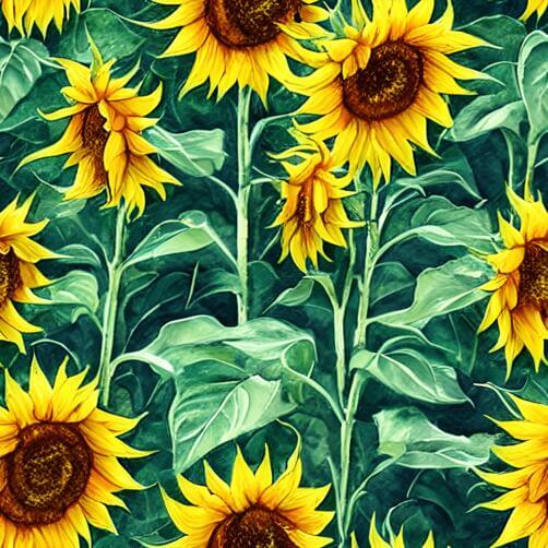 Yellow Sunflower Seamless Pattern Yellow Sunflower Seamless Pattern thumbnail