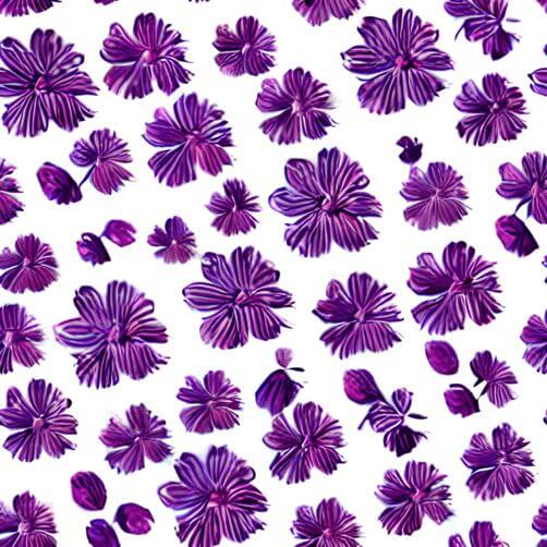 Purple Flower Pattern on White Background Purple Flower Pattern on White Background thumbnail