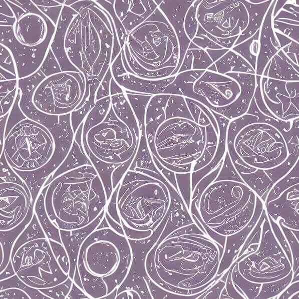 Download Abstract Purple Seamless Pattern with Various Shapes and ...