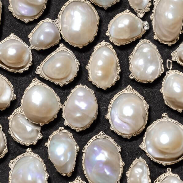 Download Collection of Pearls in Various Shapes, Sizes, and Colors ...