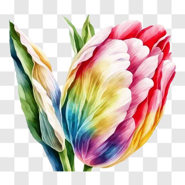 Download Colorful Tulip Flowers for Home Decoration PNG Online ...