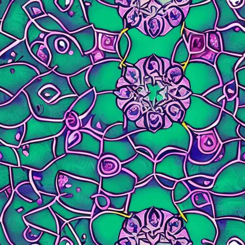 Abstract Pattern with Green, Purple, and Blue Colors Abstract Pattern with Green, Purple, and Blue Colors thumbnail