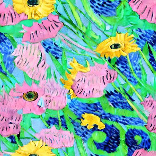 Colorful Floral Pattern on Lilly Pulitzer Clothing Colorful Floral Pattern on Lilly Pulitzer Clothing thumbnail