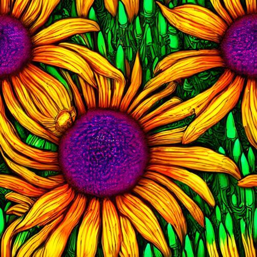 Colorful Daisy Flowers with Bees Colorful Daisy Flowers with Bees thumbnail