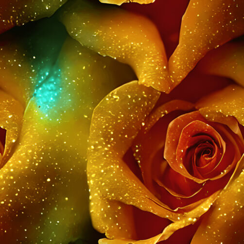 Close-up of Glittery Yellow Roses Close-up of Glittery Yellow Roses thumbnail
