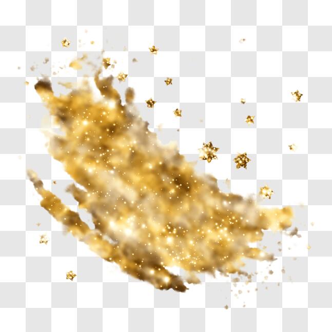 Download Gold Star Splashed on Black Background PNGs Online - Creative ...