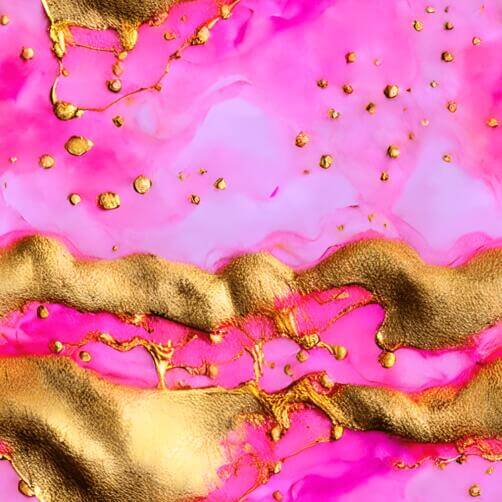 Abstract Pink, Gold, and Purple Background with Floating Liquids Abstract Pink, Gold, and Purple Background with Floating Liquids thumbnail