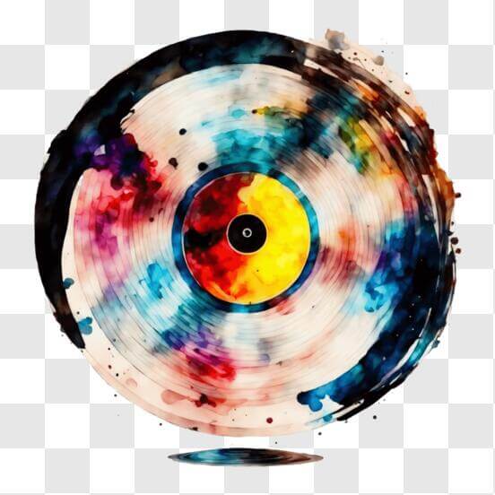Descarga Disco de vinilo colorido - Música y entretenimiento PNG En Línea -  Creative Fabrica