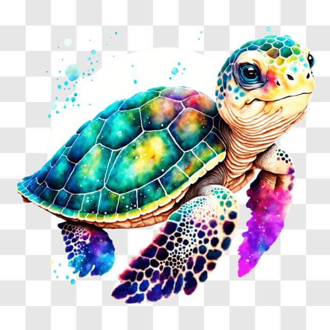 Sweatshirt Tortue Colorée Plongée Surf – Océan Vibes Pour Amoureux De La Mer