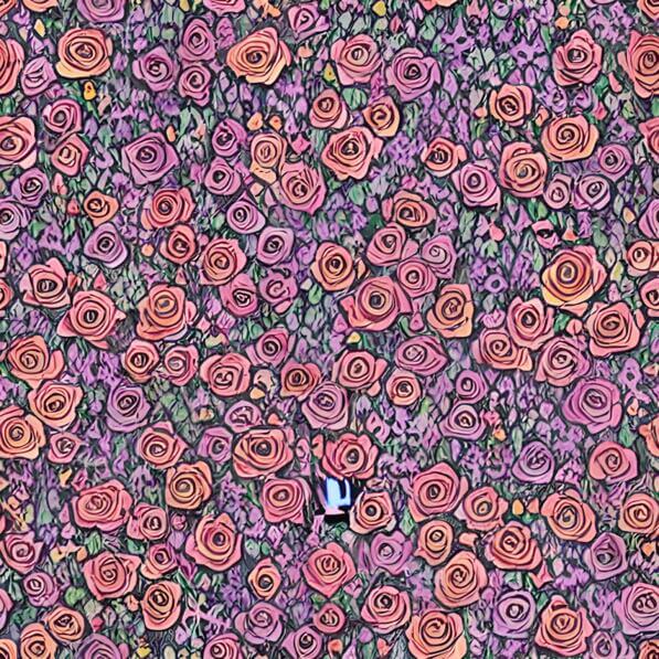 Pink Violet Roses Pattern Download Seamless Pattern of Pink and Purple Roses for Social Media ...