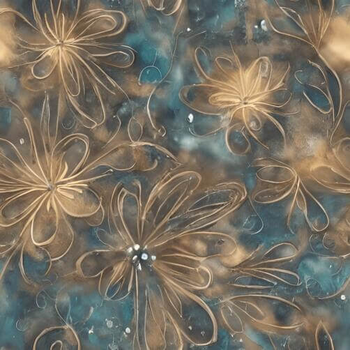 Blue and Brown Floral Pattern Background Blue and Brown Floral Pattern Background thumbnail