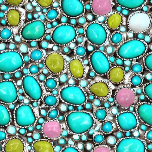 Close-up of a Colorful Gemstone Pattern Close-up of a Colorful Gemstone Pattern thumbnail