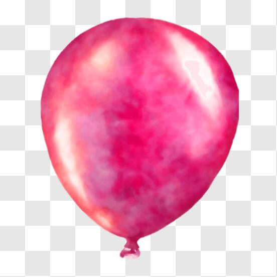 Télécharger Ballon rose de célébration sur fond noir PNG En Ligne -  Creative Fabrica