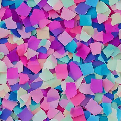 Colorful Confetti Pieces on the Floor Colorful Confetti Pieces on the Floor thumbnail