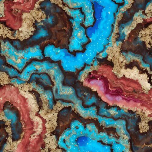 Abstract Mineral Pattern in Blue, Pink, and Brown Colors Abstract Mineral Pattern in Blue, Pink, and Brown Colors thumbnail