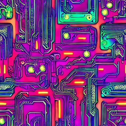 Colorful Circuit Board - Abstract Technology Background Colorful Circuit Board - Abstract Technology Background thumbnail
